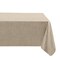 Threadmade Home Monterey Linen Texture Vinyl Indoor/Outdoor Tablecloth, Taupe - 60"W x 120"L